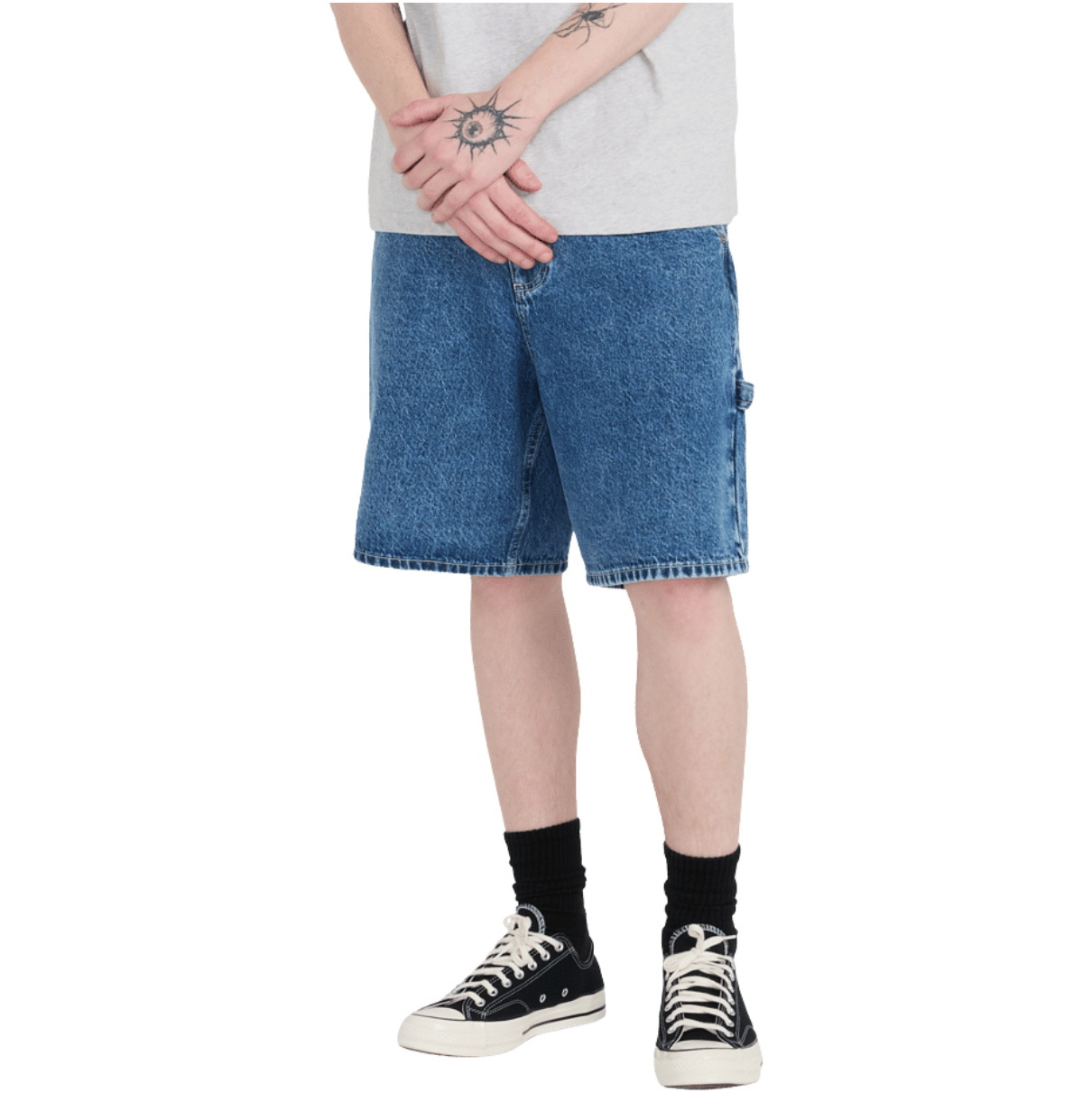 2026 Element Herre Stor Snedker Bukser Denim Shorts ELYDS00106 - Mid Used